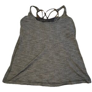 Lululemon Raise‎ the Barre Sports Bra Tank Top Size 6 Camouflage Green